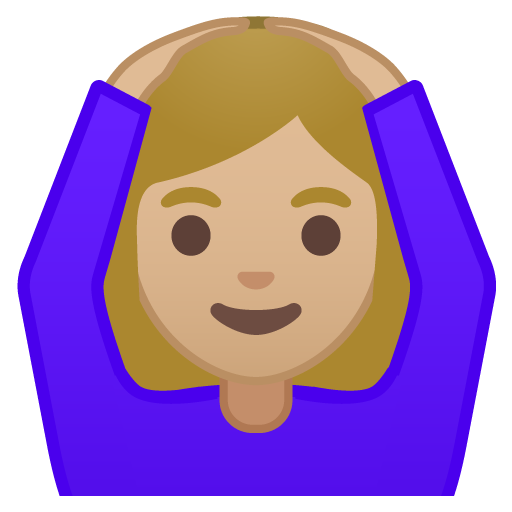 Person Gesturing OK: Medium-Light Skin Tone, the design in this release