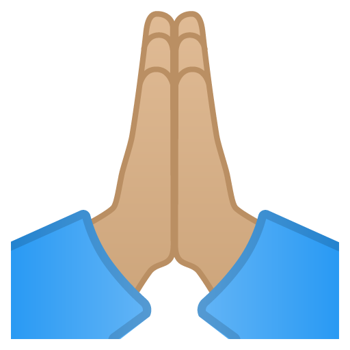 Folded Hands: Medium-Light Skin Tone, the design in this release
