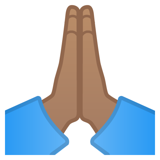 Folded Hands: Medium Skin Tone, the design in this release