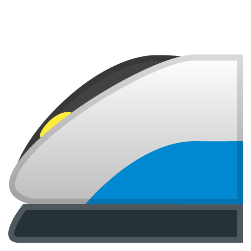 High-Speed Train as drawn by Google in Android 8.0