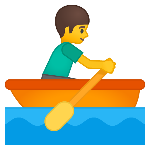 Person Rowing Boat, the design in this release