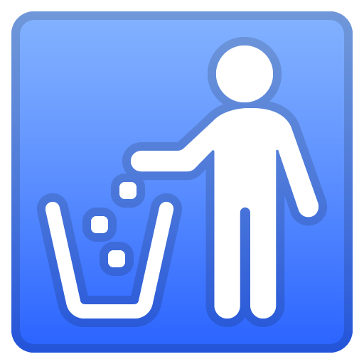 Litter in Bin Sign, the design in this release