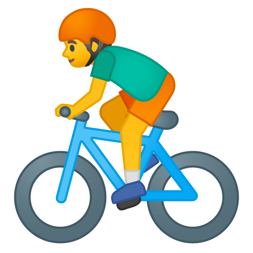 Person Biking, the design in this release