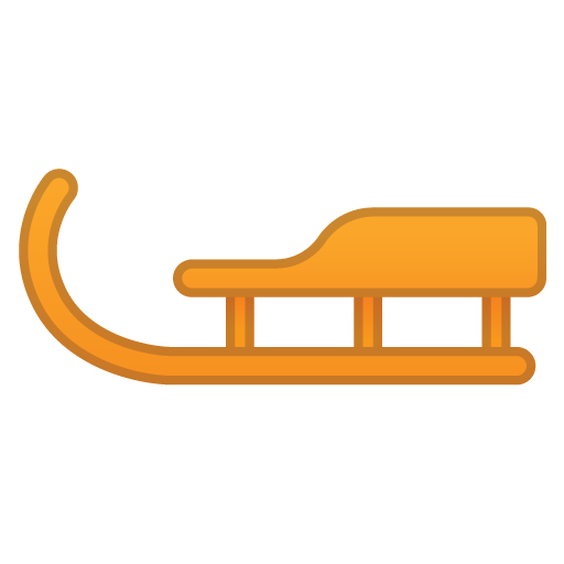 Sled as drawn by Google in Android 8.0