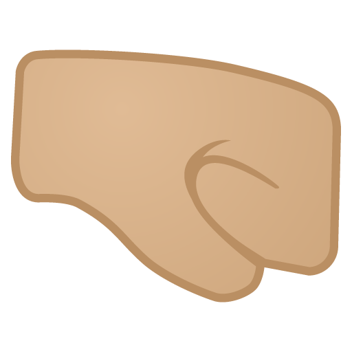 Right-Facing Fist: Medium-Light Skin Tone, the design in this release