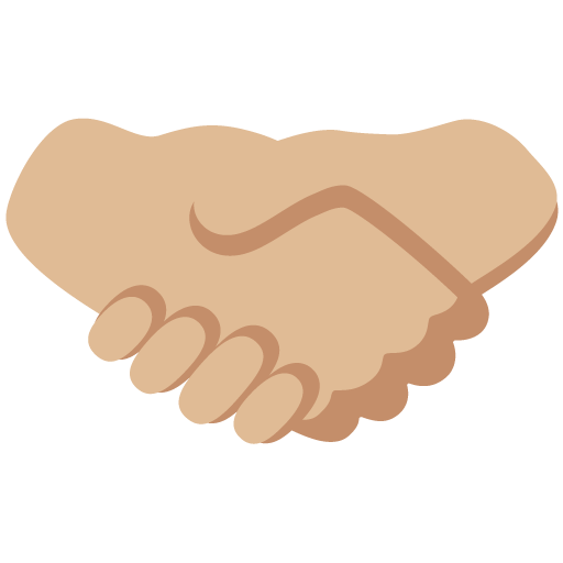 Handshake: Medium-Light Skin Tone, the previous design