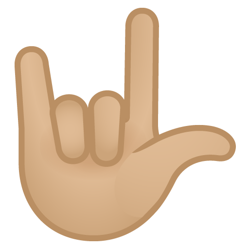 Love-You Gesture: Medium-Light Skin Tone, the design in this release