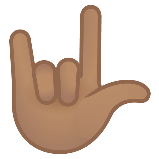 Love-You Gesture: Medium Skin Tone, the design in this release