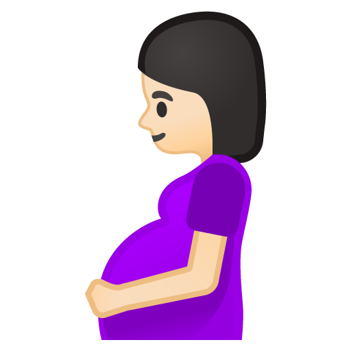 Pregnant Woman: Light Skin Tone, the design in this release