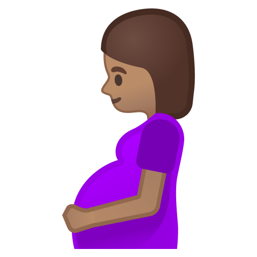 Pregnant Woman: Medium Skin Tone, the design in this release