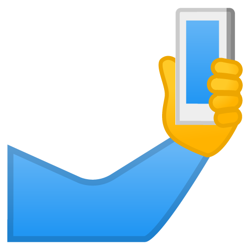 Selfie as drawn by Google in Android 8.0