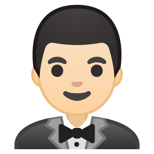 Person in Tuxedo: Light Skin Tone, the design in this release