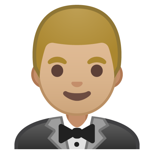 Person in Tuxedo: Medium-Light Skin Tone, the design in this release
