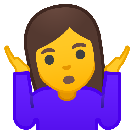 Woman Shrugging, the design in this release