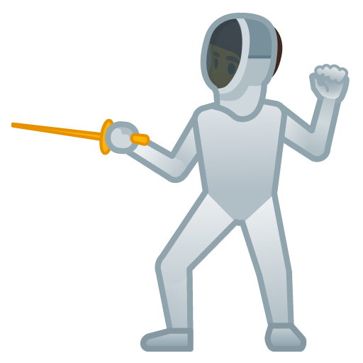 Person Fencing, the design in this release