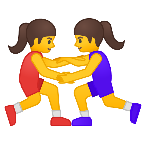 Women Wrestling, the design in this release
