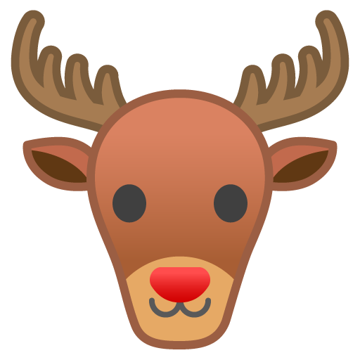 Deer as drawn by Google in Android 8.0