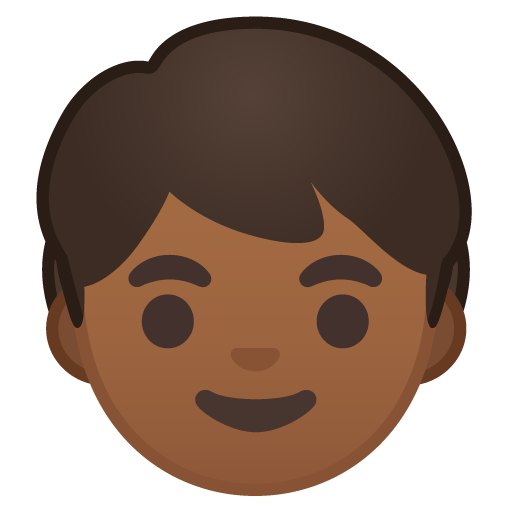Child: Medium-Dark Skin Tone, the design in this release