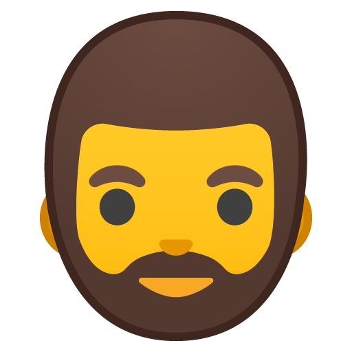 Person: Beard, the design in this release