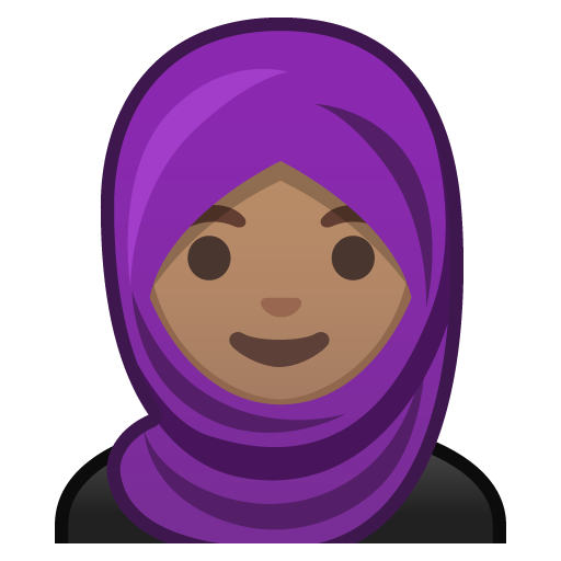 Woman with Headscarf: Medium Skin Tone, the design in this release
