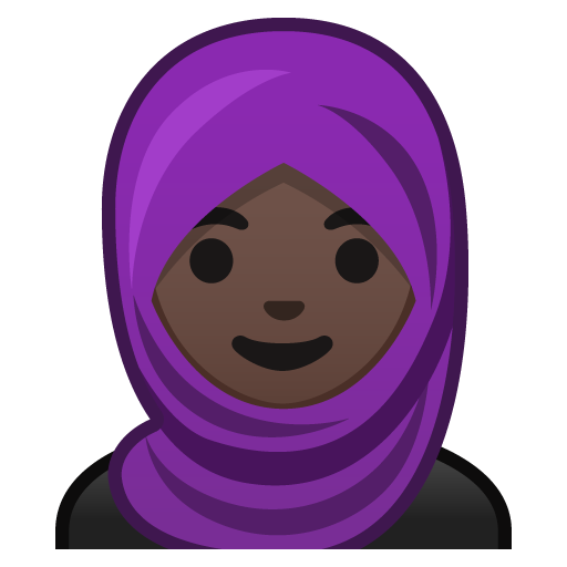 Woman with Headscarf: Dark Skin Tone, the design in this release