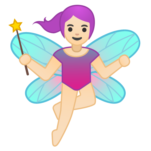 Woman Fairy: Light Skin Tone, the design in this release