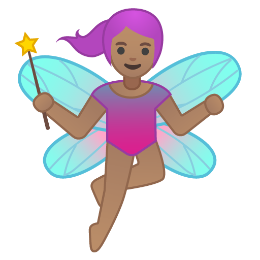 Woman Fairy: Medium Skin Tone, the design in this release