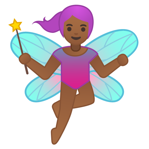 Fairy: Medium-Dark Skin Tone, the design in this release