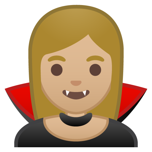 Woman Vampire: Medium-Light Skin Tone, the design in this release