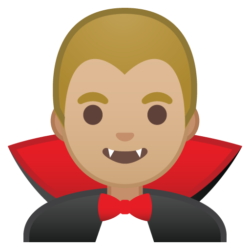 Man Vampire: Medium-Light Skin Tone, the design in this release