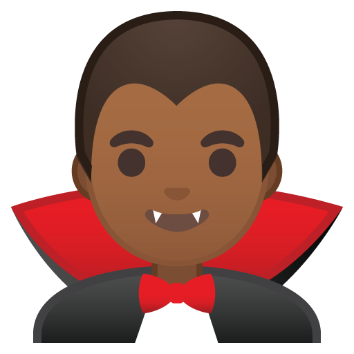 Man Vampire: Medium-Dark Skin Tone, the design in this release