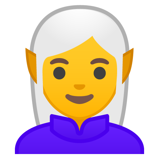 Elf as drawn by Google in Android 8.0