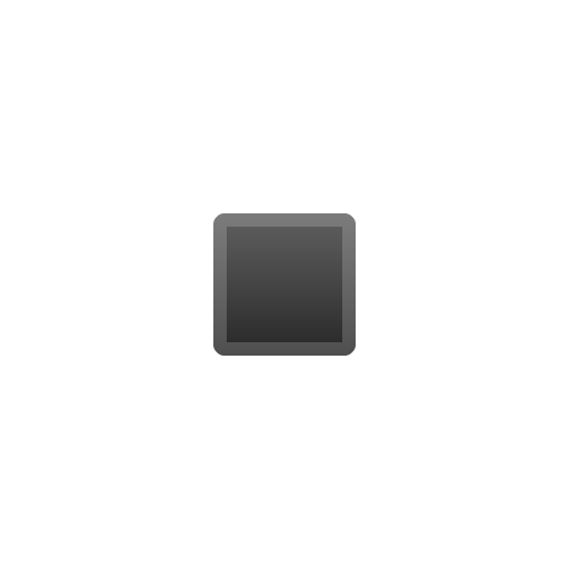 Black Small Square as drawn by Google in Android 8.0