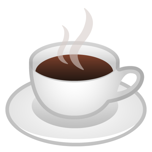 Hot Beverage as drawn by Google in Android 8.0