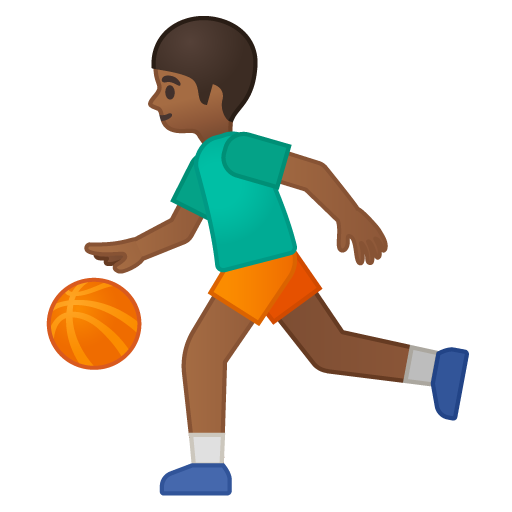 Man Bouncing Ball: Medium-Dark Skin Tone, the design in this release