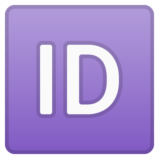ID Button as drawn by Google in Android 8.1