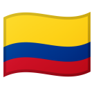 Flag: Colombia as drawn by Google in Android 8.1