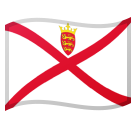 Flag: Jersey as drawn by Google in Android 8.1