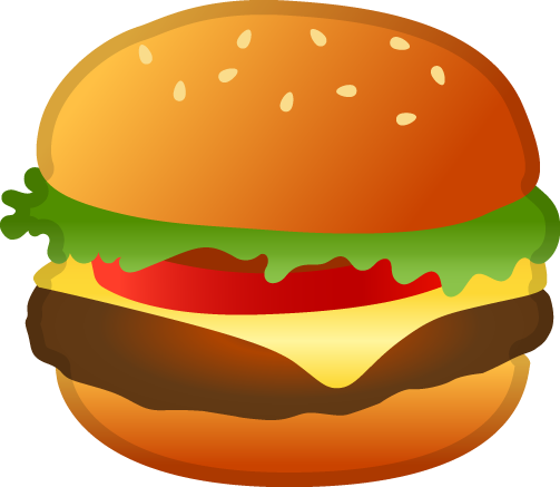 Hamburger as drawn by Google in Android 8.1