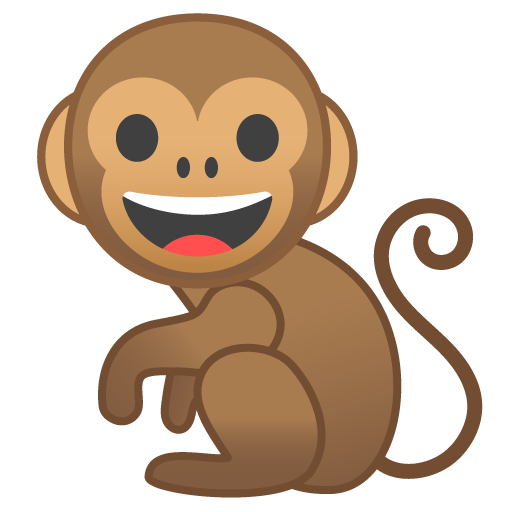 Monkey as drawn by Google in Android 8.1