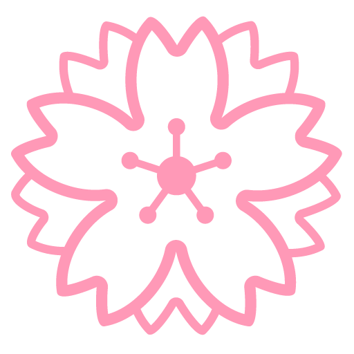 White Flower as drawn by Google in Android 8.1