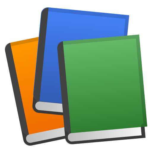 Books as drawn by Google in Android 8.1