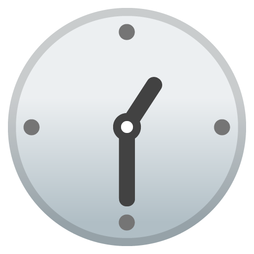 One-Thirty as drawn by Google in Android 8.1