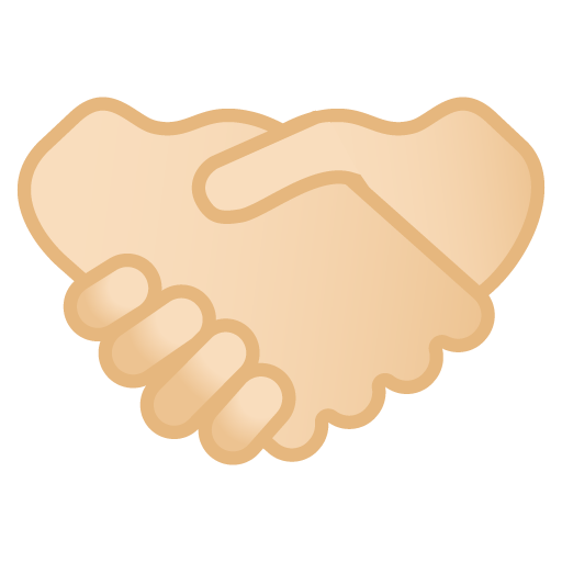 Handshake: Light Skin Tone, the design in this release