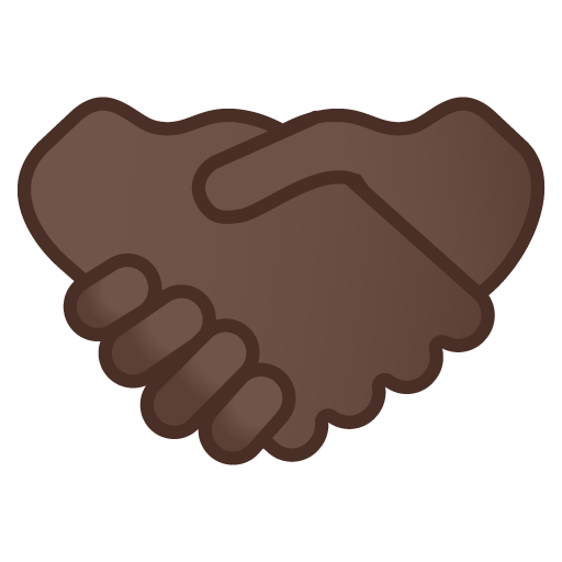 Handshake: Dark Skin Tone, the design in this release