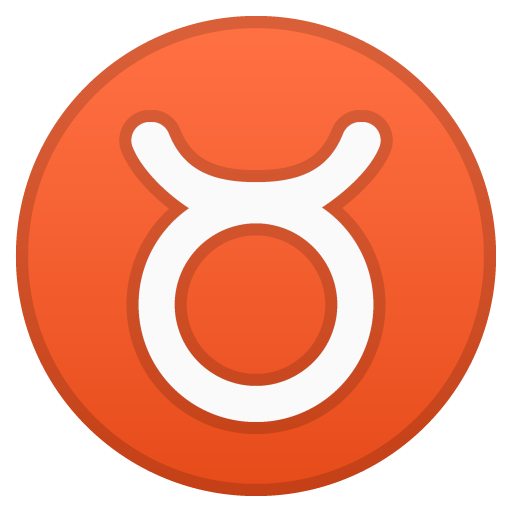 Stier (Sternzeichen) as drawn by Google in Android 8.1