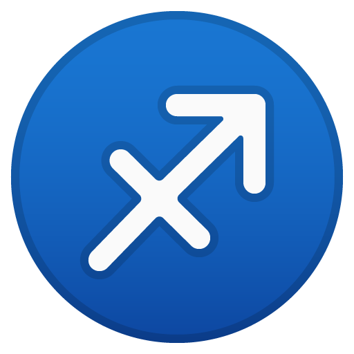 Sagittarius as drawn by Google in Android 8.1