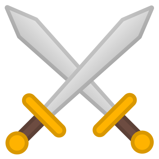 Crossed Swords, the previous design