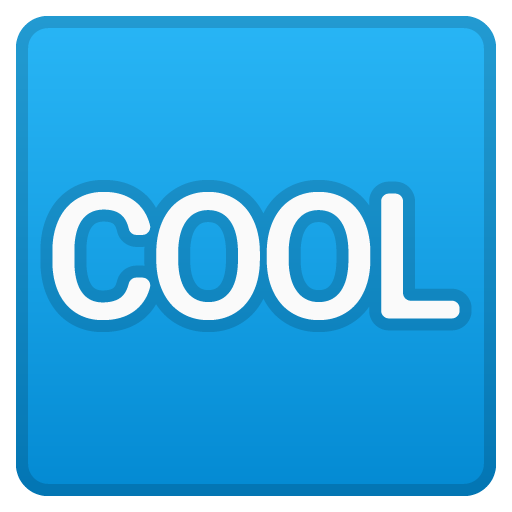 COOL Button as drawn by Google in Android 9.0