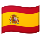 Bandiera: Spagna as drawn by Google in Android 9.0